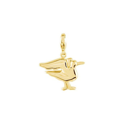 14K Yellow Gold Seagull Charm/Pendant