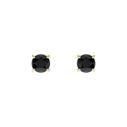 Natural Black Onyx Earrings