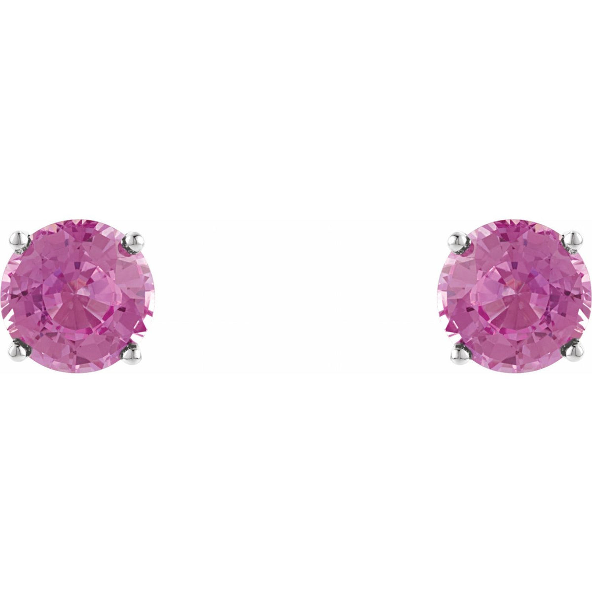 Natural Pink Tourmaline Earrings