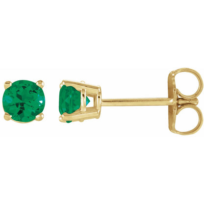 Natural Emerald Earrings