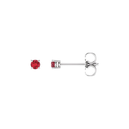 Natural Ruby Earrings
