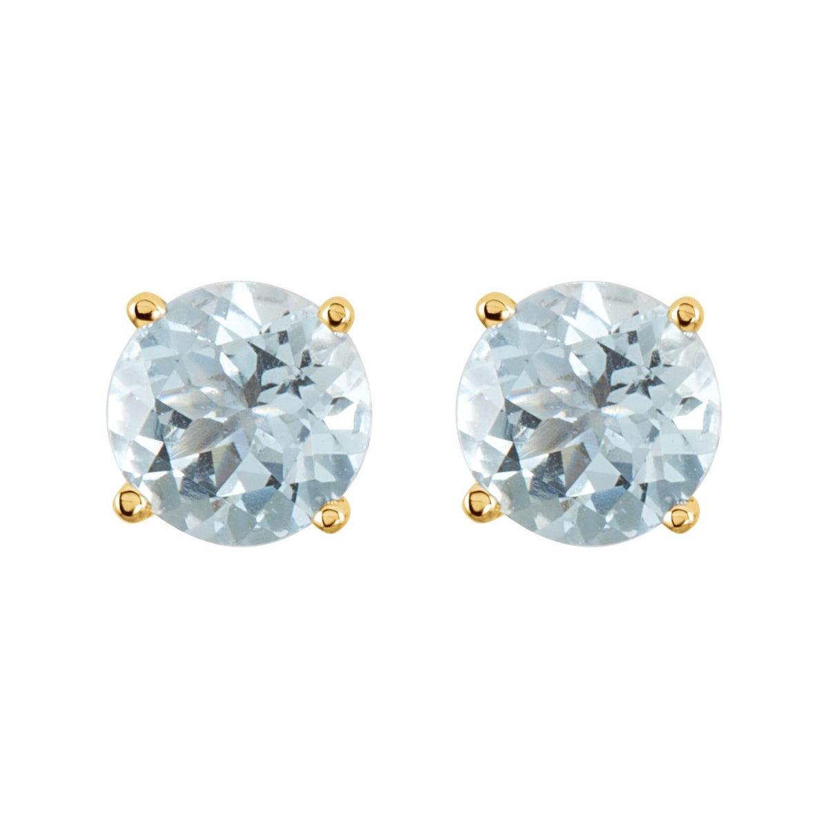 Natural Aquamarine Earrings