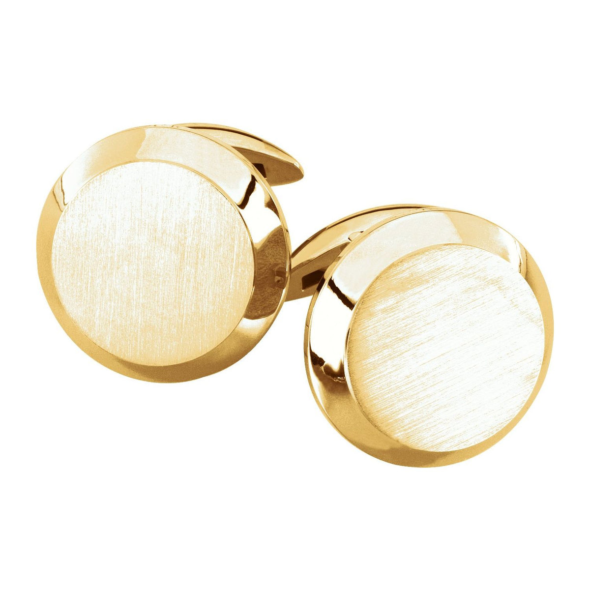 Engravable Round Cuff Links