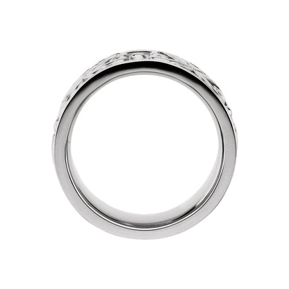 14K White Gold Etruscan-Style Band