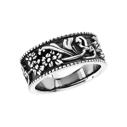 Floral Band, 8.75 mm