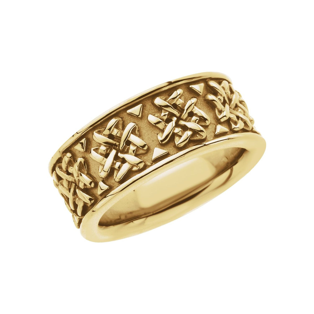 Celtic-Inspired Band, 8.25 mm
