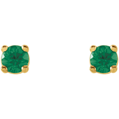 Natural Emerald Earrings
