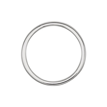 14K White Gold Design Band with Epoxy