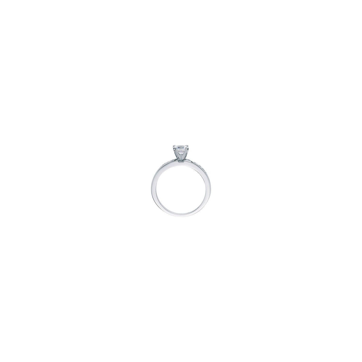 14K White Gold 1/6 CTW Natural Diamond Band, 3.1 mm