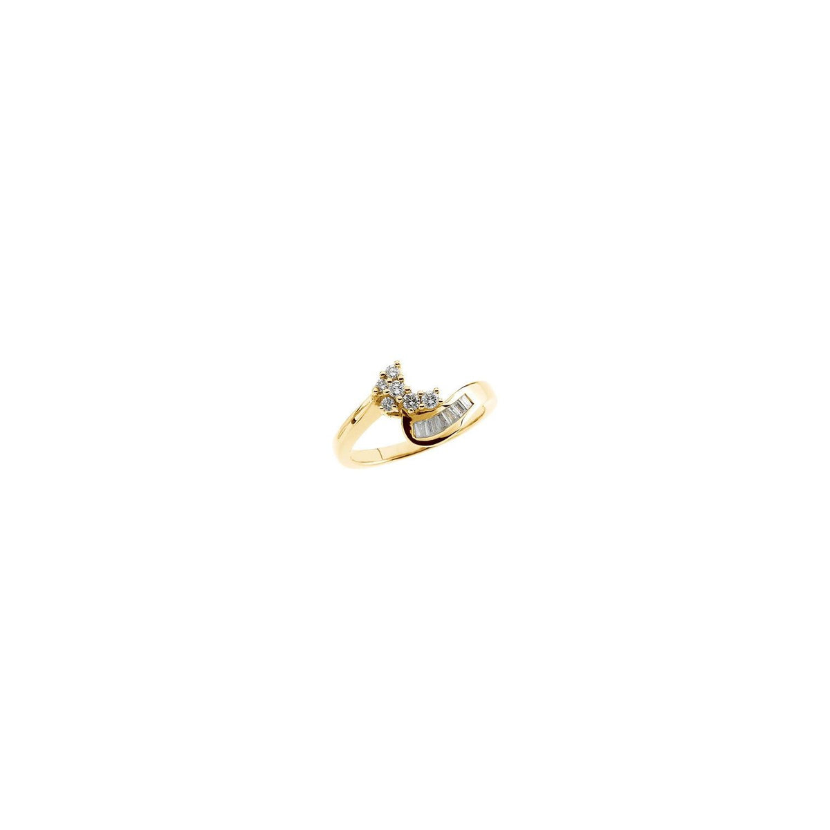 14K Yellow Gold 1/3 CTW Natural Diamond Matching Band