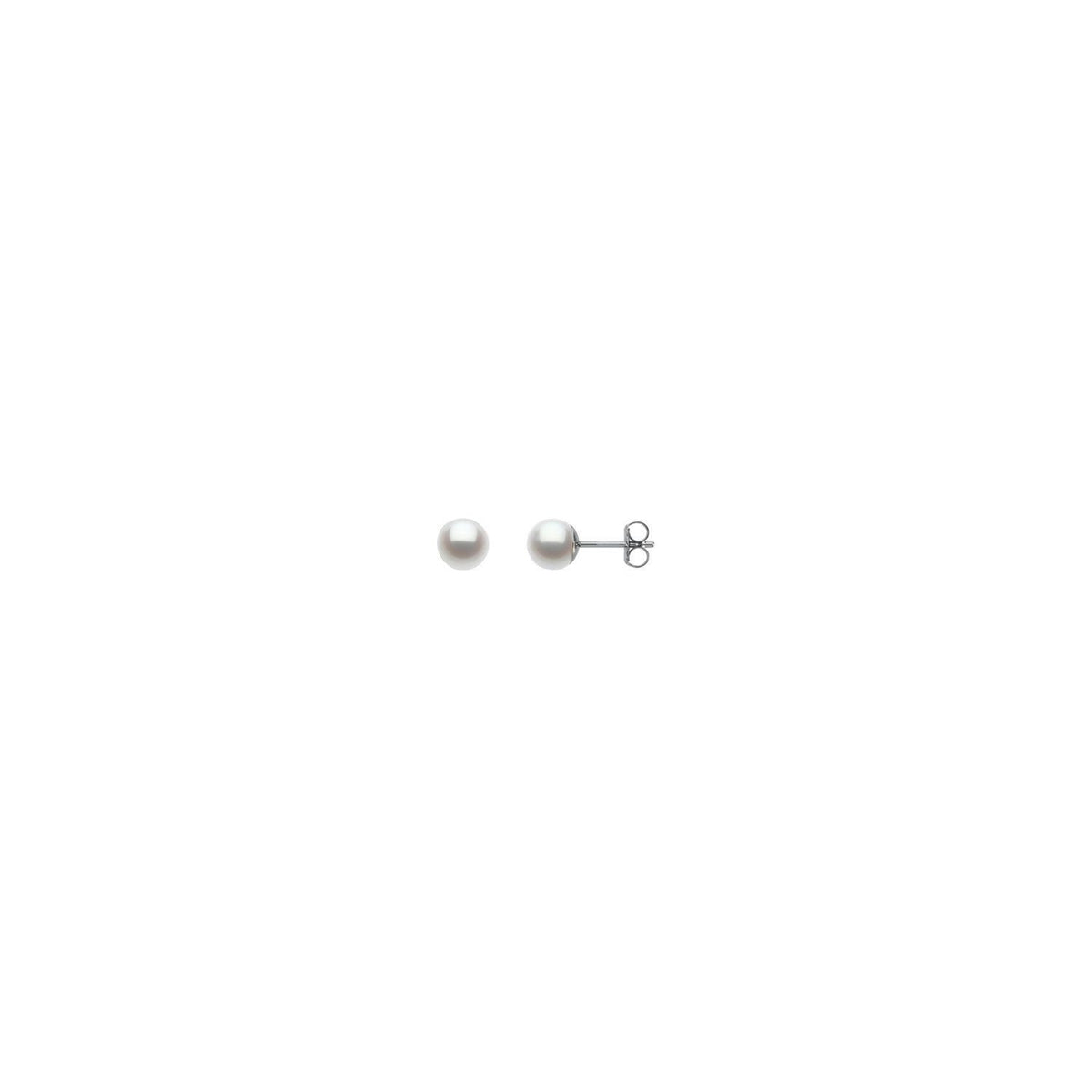 Cultured White Freshwater Pearl Earrings (66776)