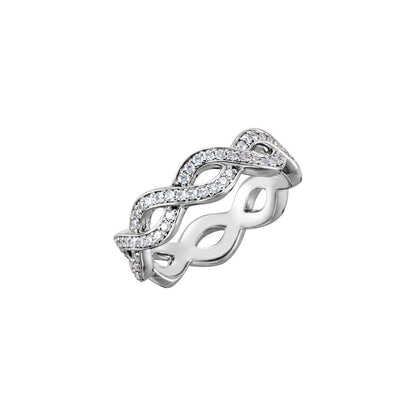 3/8 CTW Natural Diamond Eternity Band