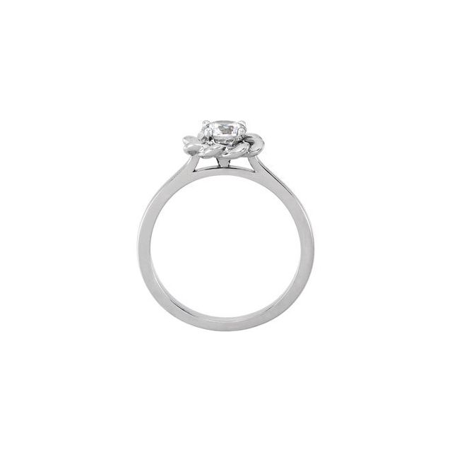 Band, 1.9 mm, Solitaire Floral Engagement