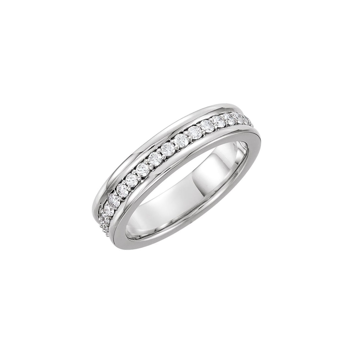 5/8 CTW Natural Diamond Comfort-Fit Band