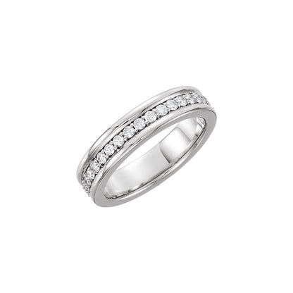 5/8 CTW Natural Diamond Comfort-Fit Band