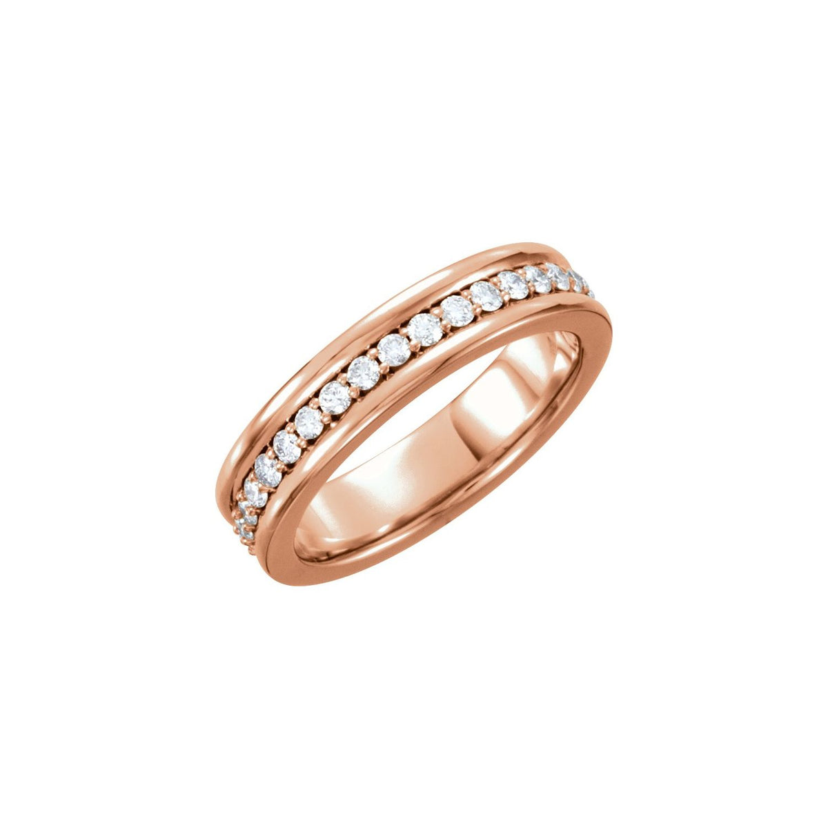 5/8 CTW Natural Diamond Comfort-Fit Band