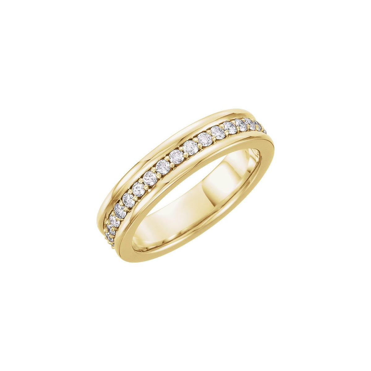 5/8 CTW Natural Diamond Comfort-Fit Band