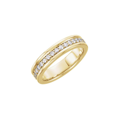 5/8 CTW Natural Diamond Comfort-Fit Band