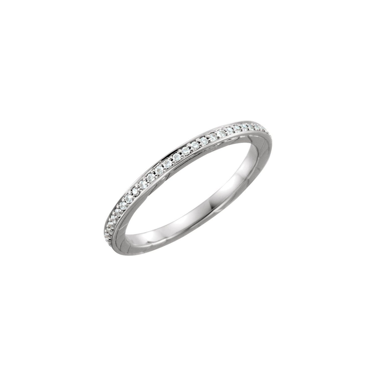 1/8 CTW Natural Diamond Anniversary Band, Sculptural