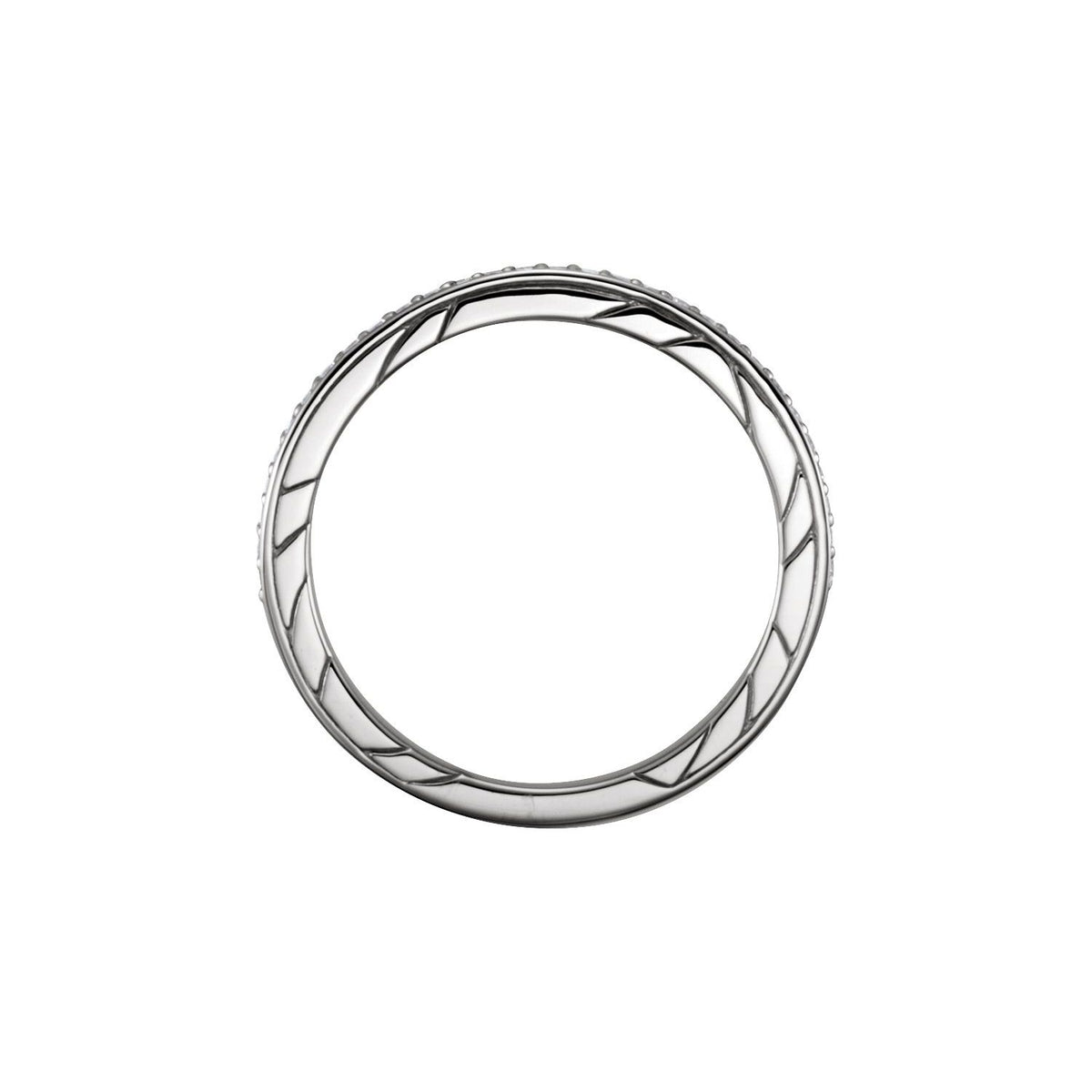 1/8 CTW Natural Diamond Anniversary Band, Sculptural
