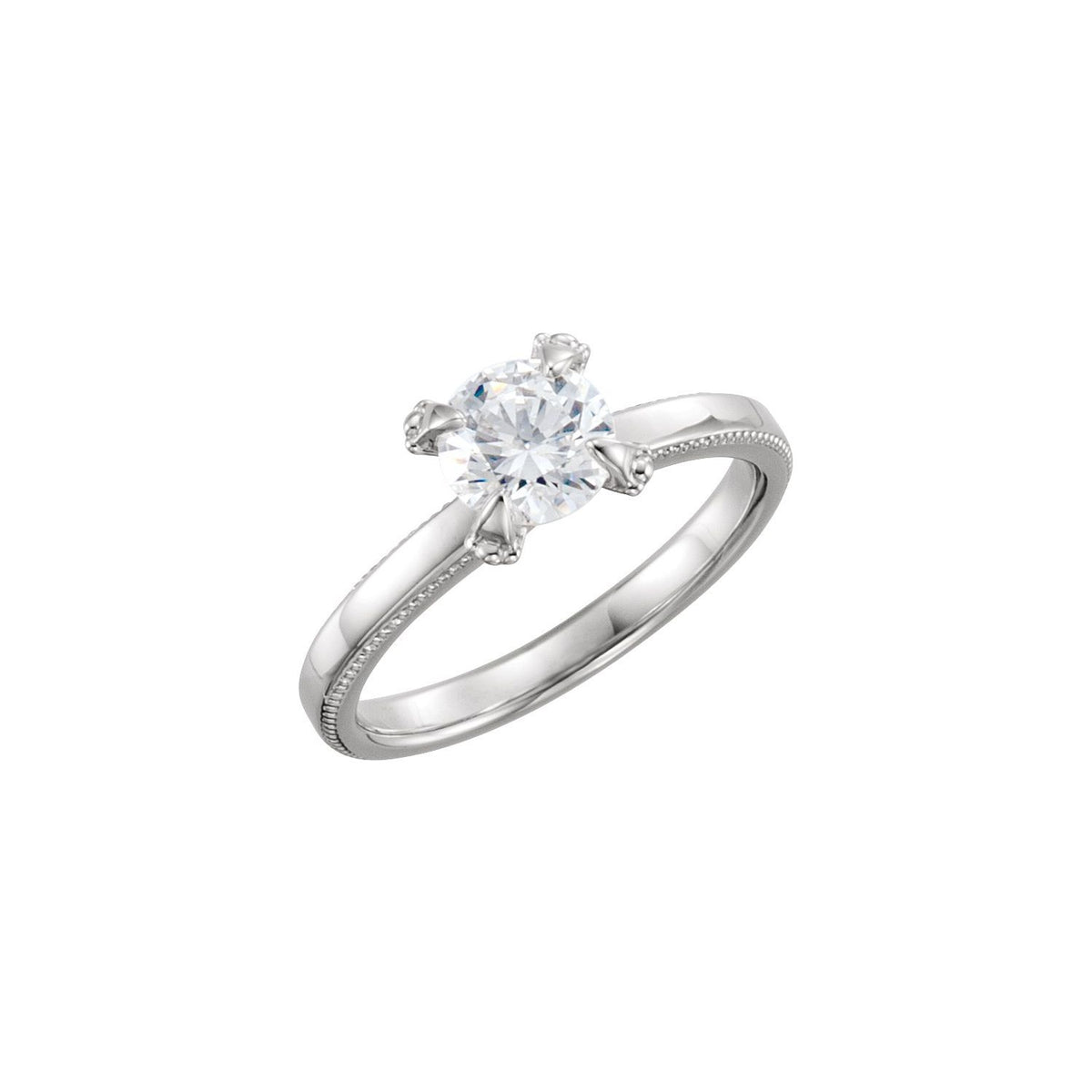 Band, 2.4 mm, Solitaire Engagement
