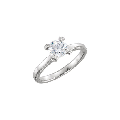 Band, 2.4 mm, Solitaire Engagement