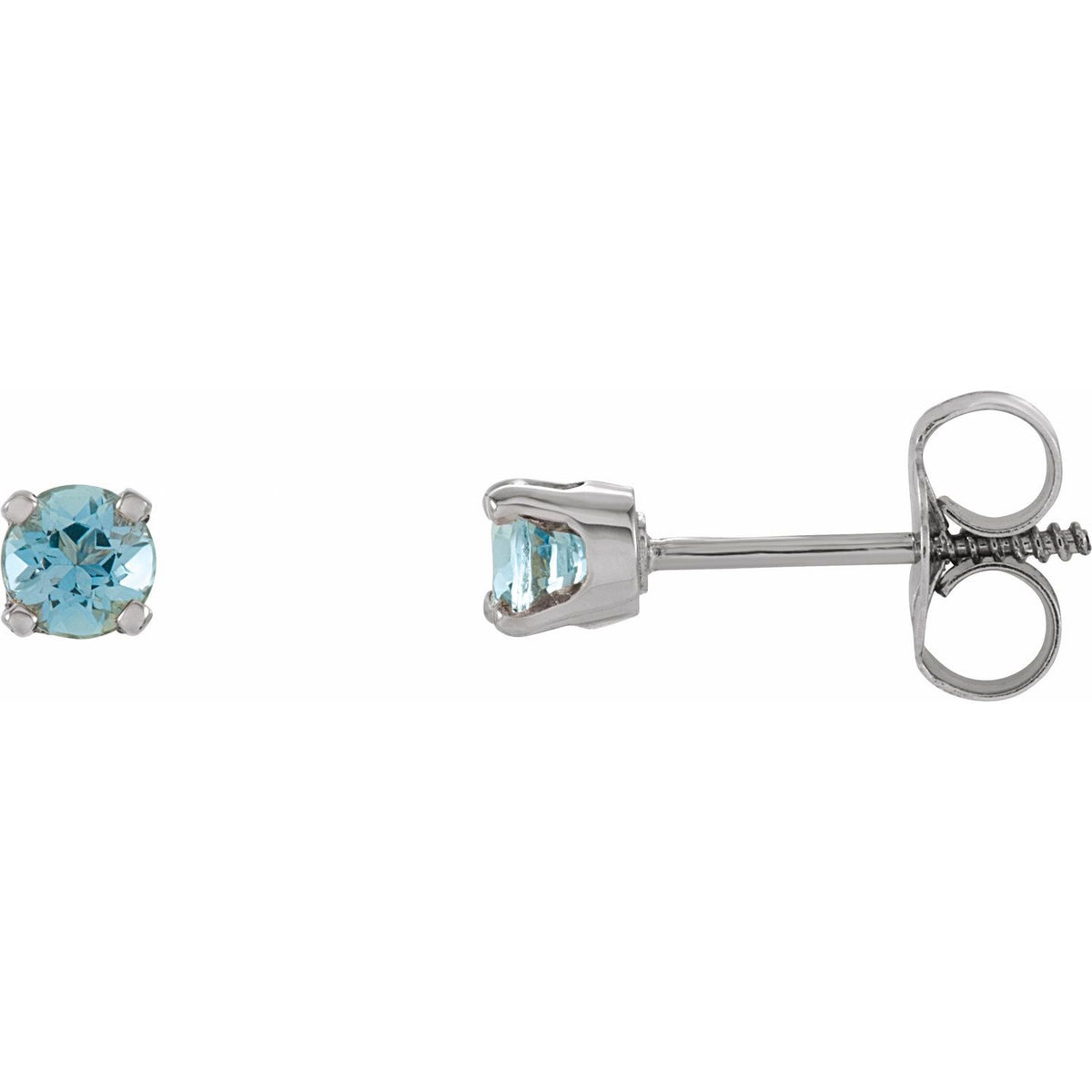 Natural Aquamarine Youth Earrings