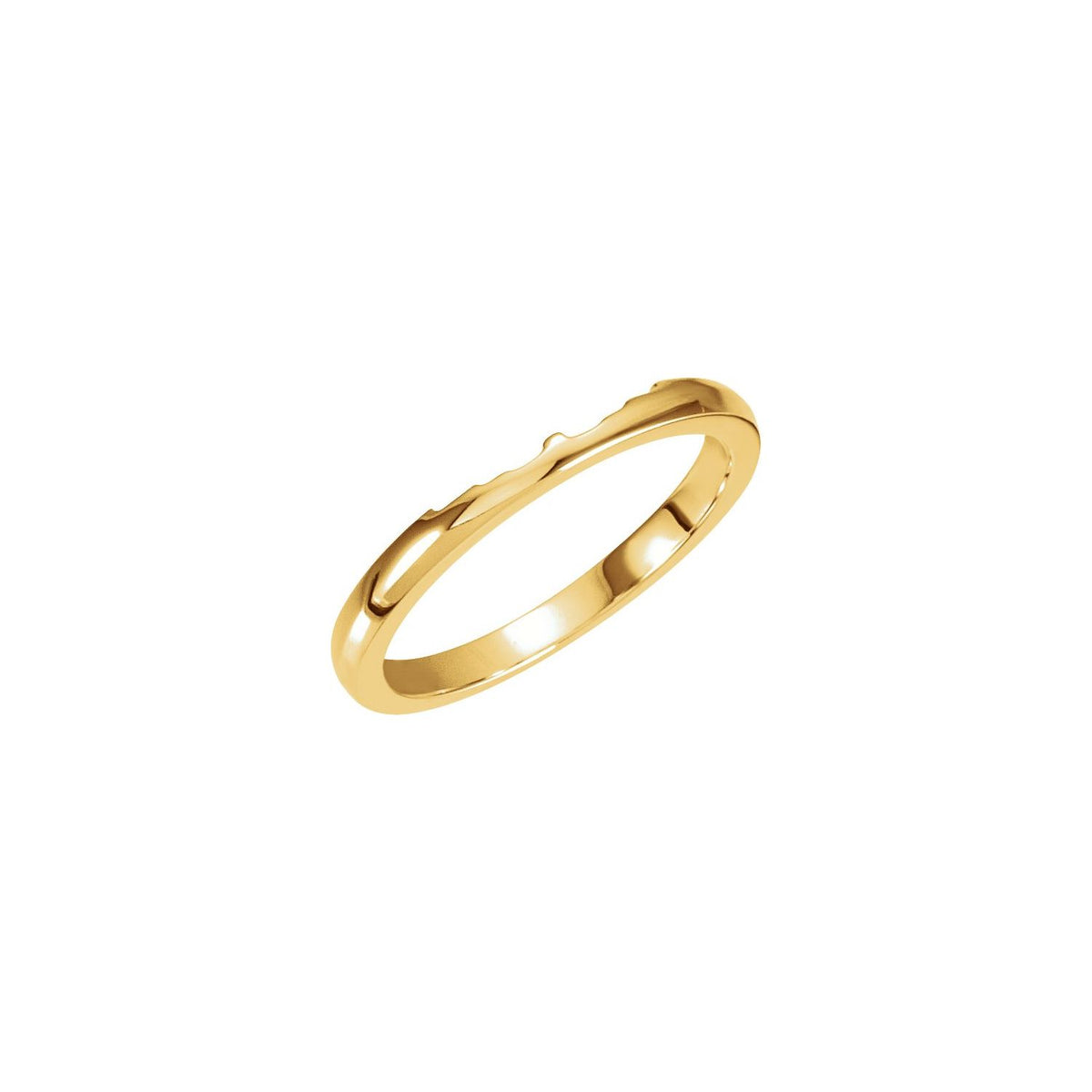 Band, 2.3 mm, Baguette Accented Engagement