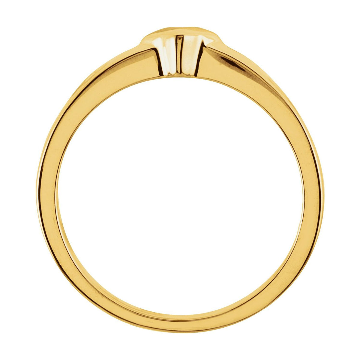 14K Yellow Gold Matching Band, 2.8 mm