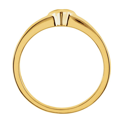 14K Yellow Gold Matching Band, 2.8 mm