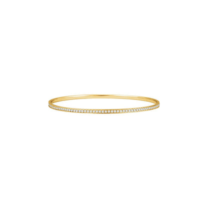 1 1/2 CTW Natural Diamond 7" Bangle Bracelet