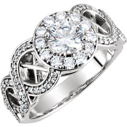 Band, Halo-Style Infinity-Inspired Engagement