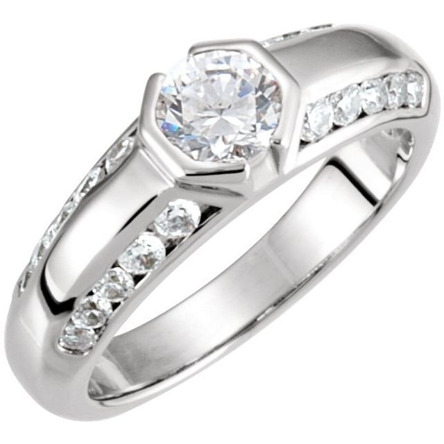 Band, Half-Bezel Accented Engagement