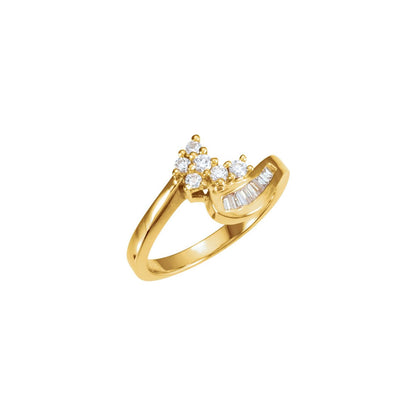 14K Yellow Gold 1/3 CTW Natural Diamond Matching Band