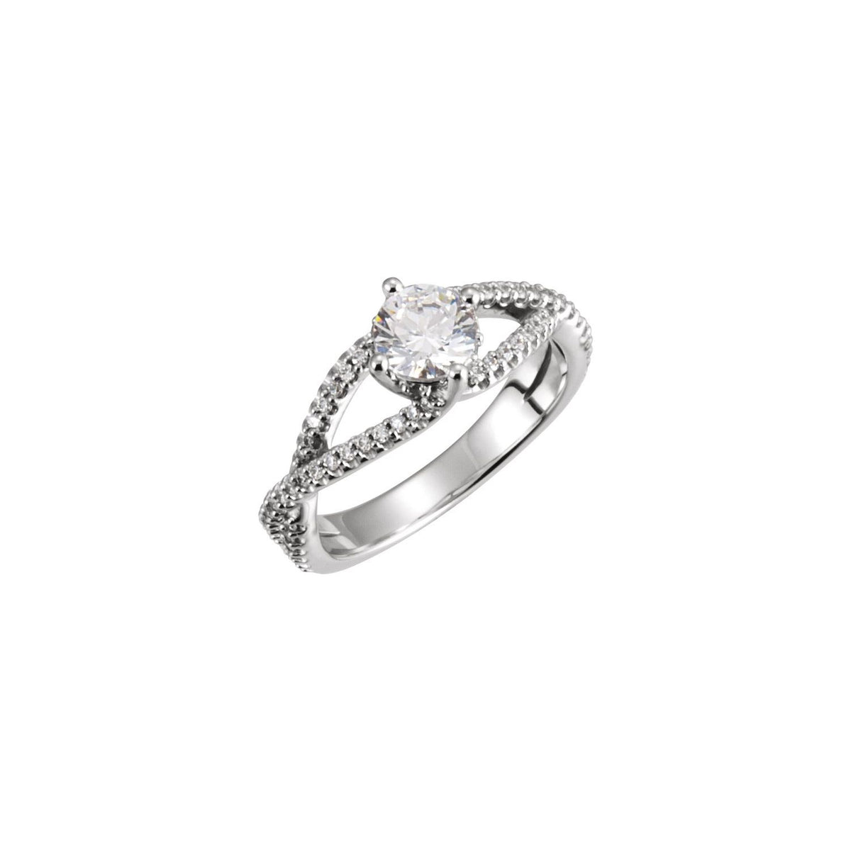 Platinum 1/5 CTW Natural Diamond Band