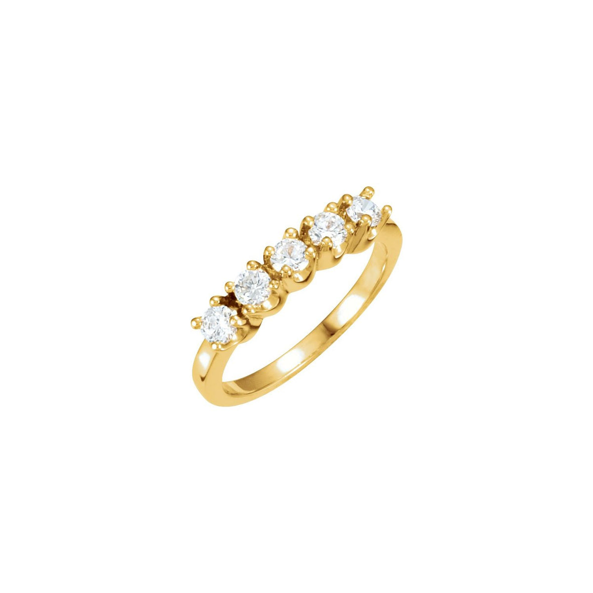 1/2 CTW Natural Diamond Anniversary Band, 3.4 mm