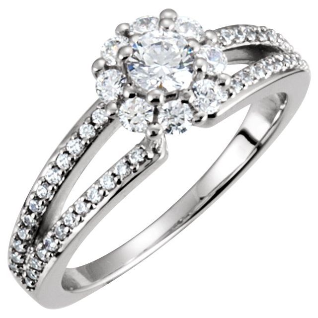 Matching Band for Nine-Stone Cluster Ring