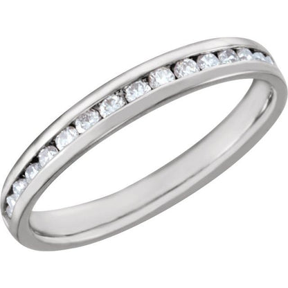 1/3 CTW Natural Diamond Band, 3.2 mm