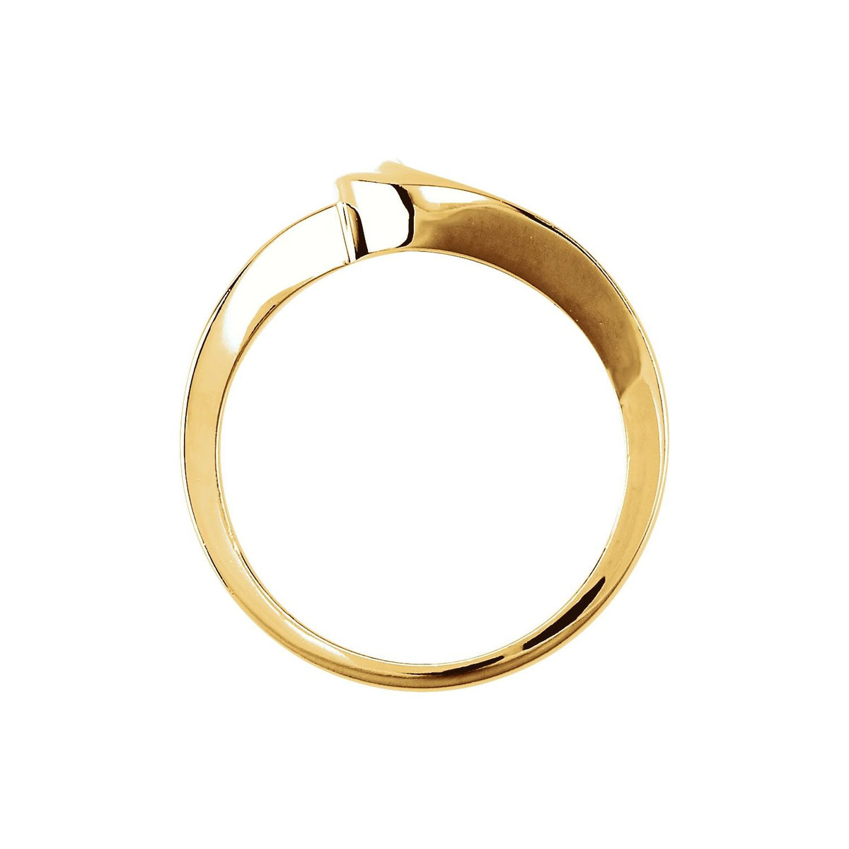 14K Yellow Gold Band, 7.5 mm