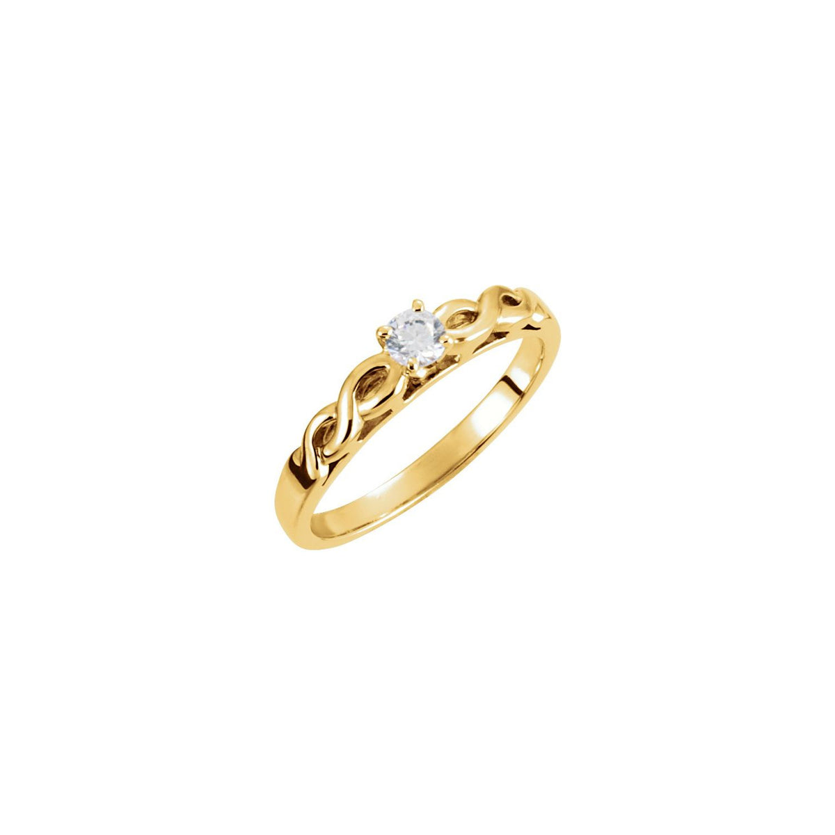 Band, 2.5 mm, Solitaire Engagement