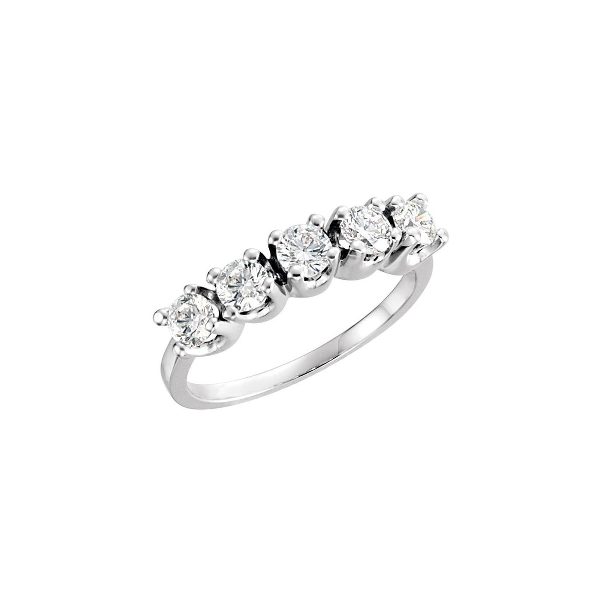 14K Yellow Gold 1/2 CTW Natural Diamond Anniversary Band
