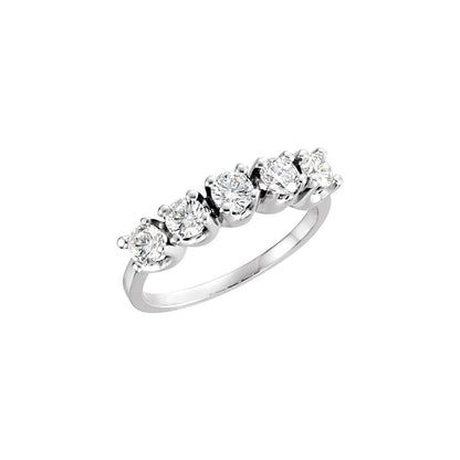 14K Yellow Gold 1/2 CTW Natural Diamond Anniversary Band