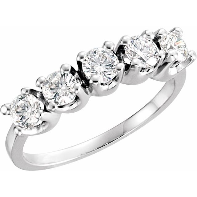 14K Yellow Gold 1/2 CTW Natural Diamond Anniversary Band