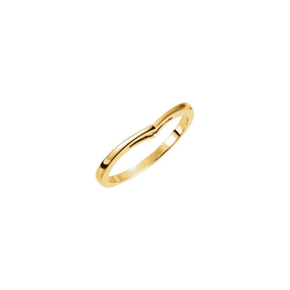 18K Yellow Gold Band, 1.9 mm