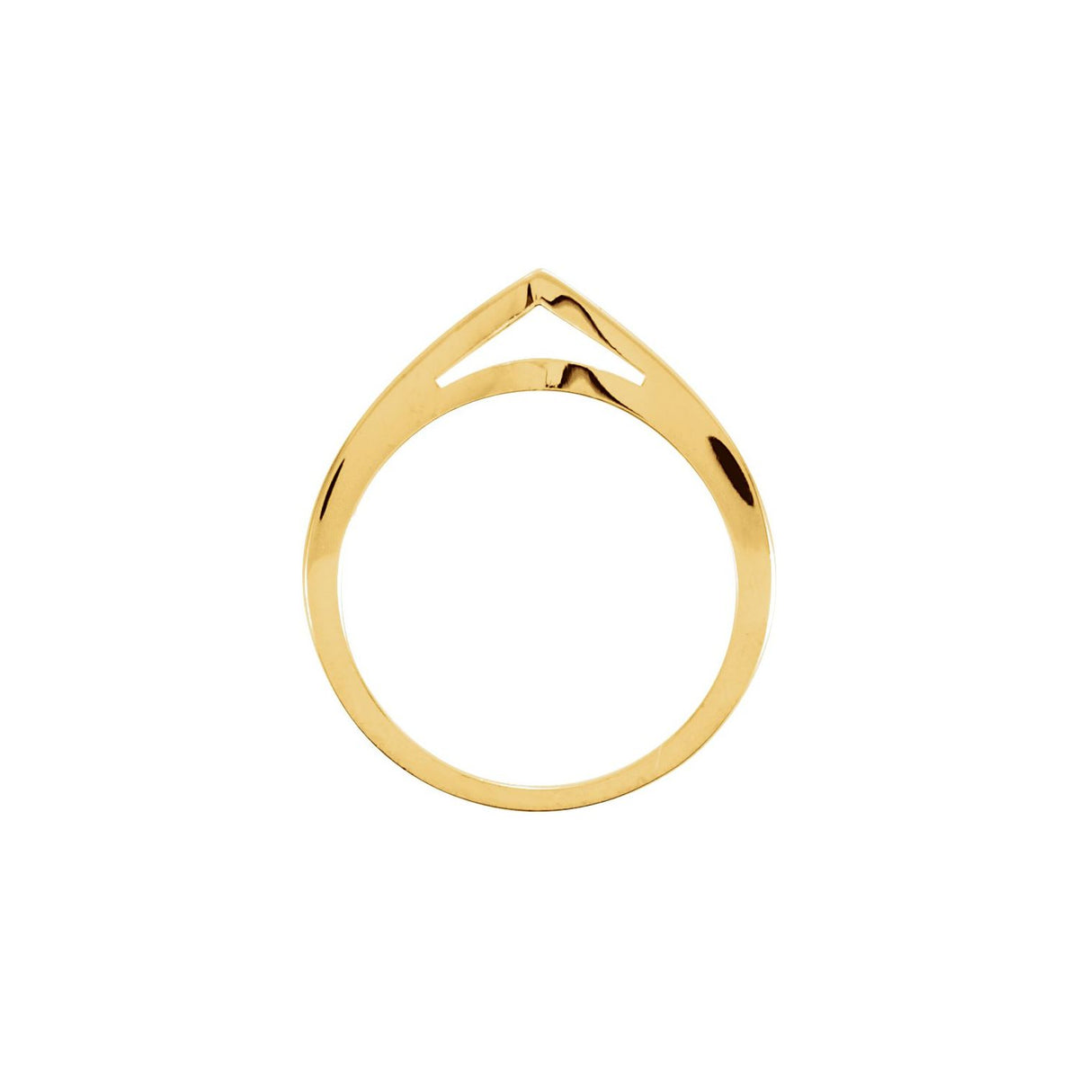 18K Yellow Gold Band, 1.9 mm