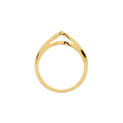 18K Yellow Gold Band, 1.9 mm