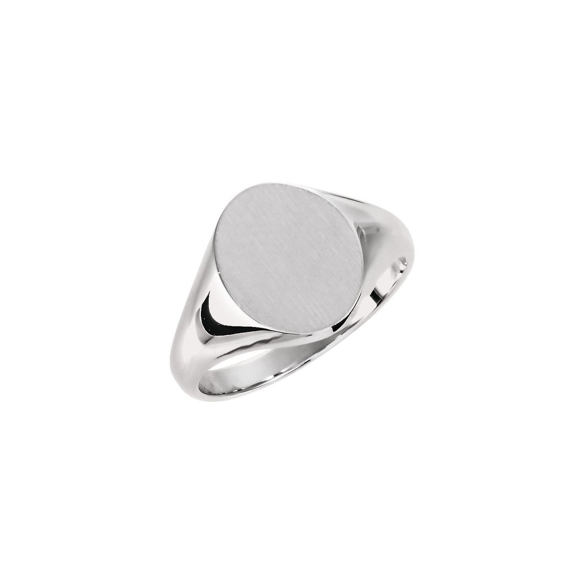 Oval Signet Ring, 14 x 10 mm