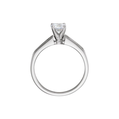 14K White Gold Band #1