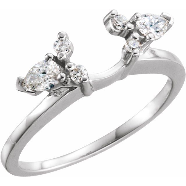 1/3 CTW Lab-Grown Diamond Wrap-Style Ring