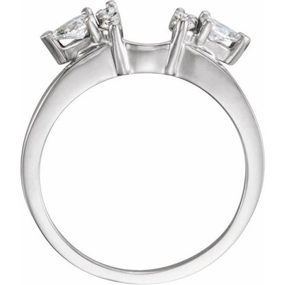 1/3 CTW Natural Diamond Wrap-Style Ring